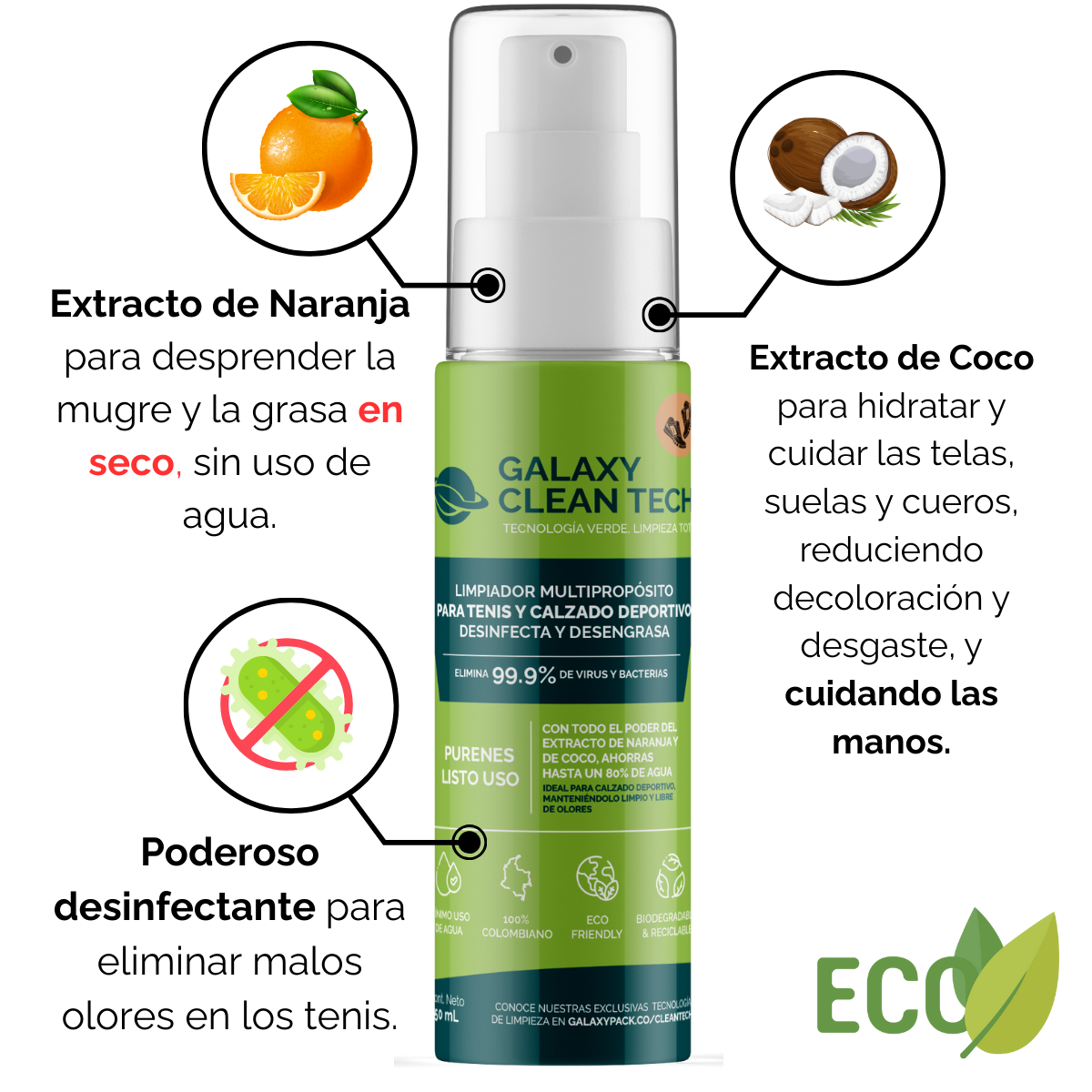 Limpiador para Tenis y Calzado Deportivo | Galaxy Clean Tech - Imagen 3