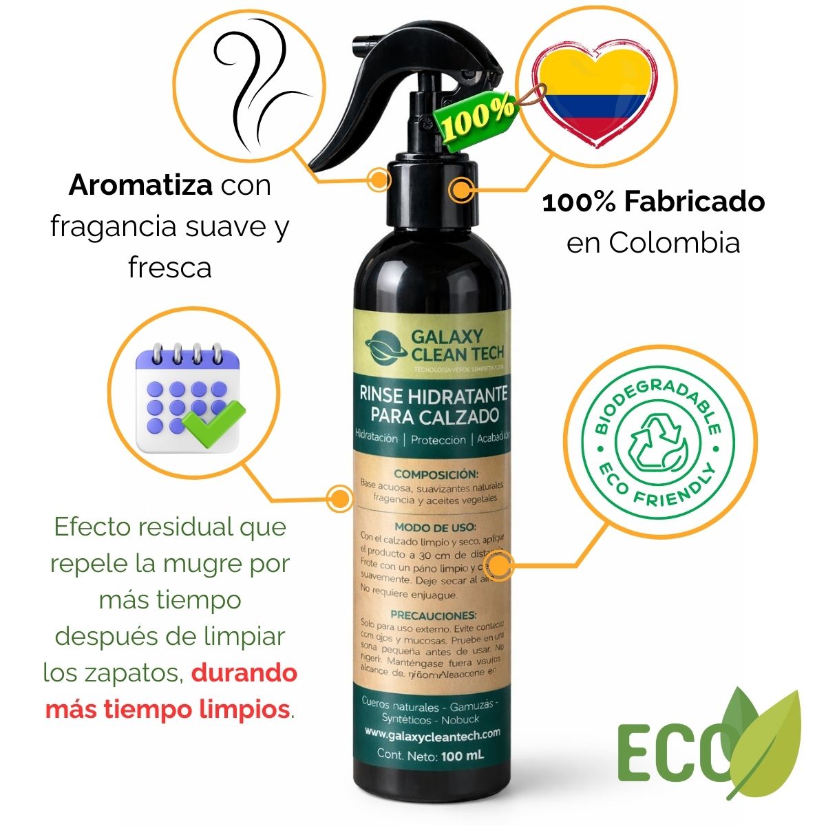 Rinse Hidratante para Calzado | Galaxy Clean Tech - Imagen 8