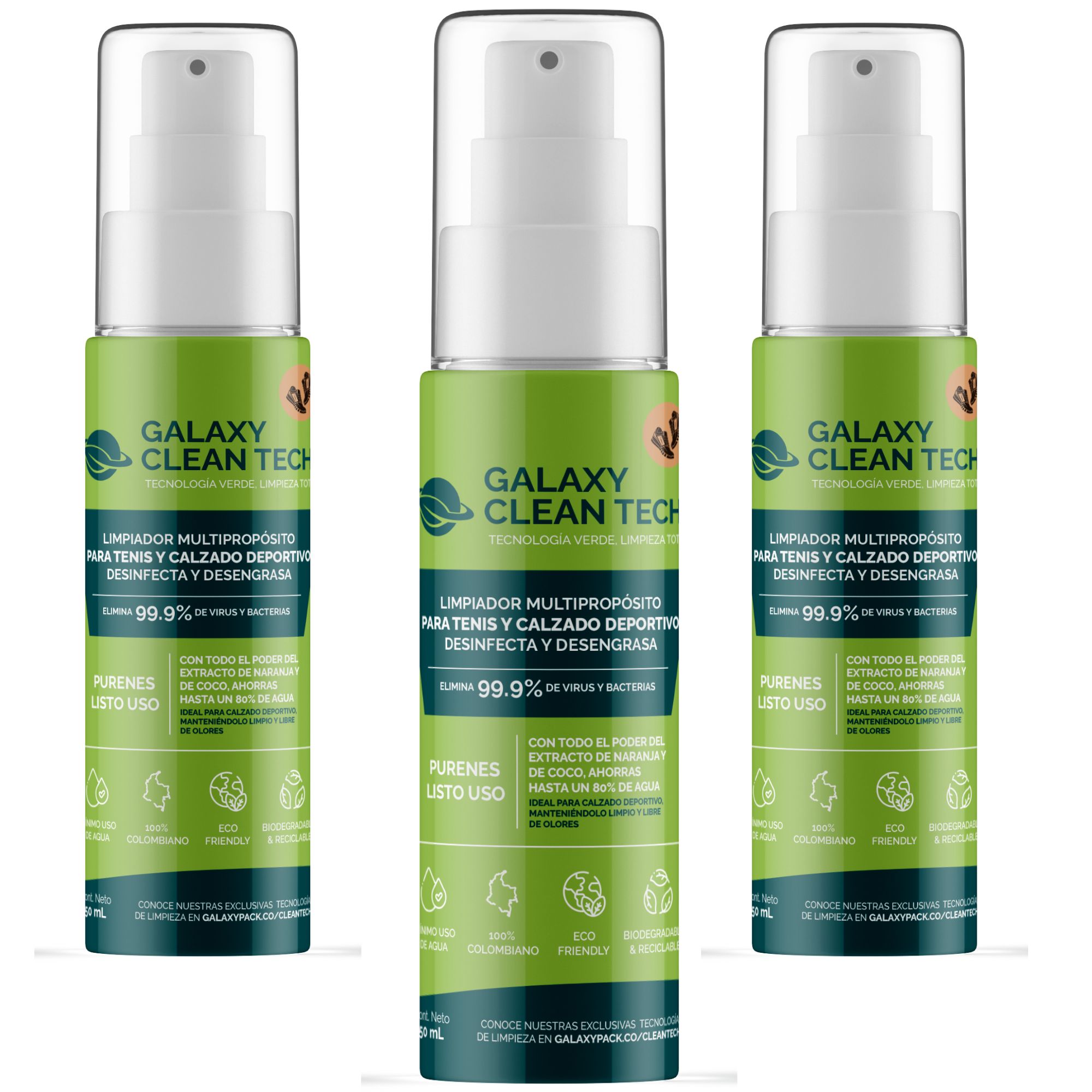 Limpiador para Tenis y Calzado Deportivo X 3